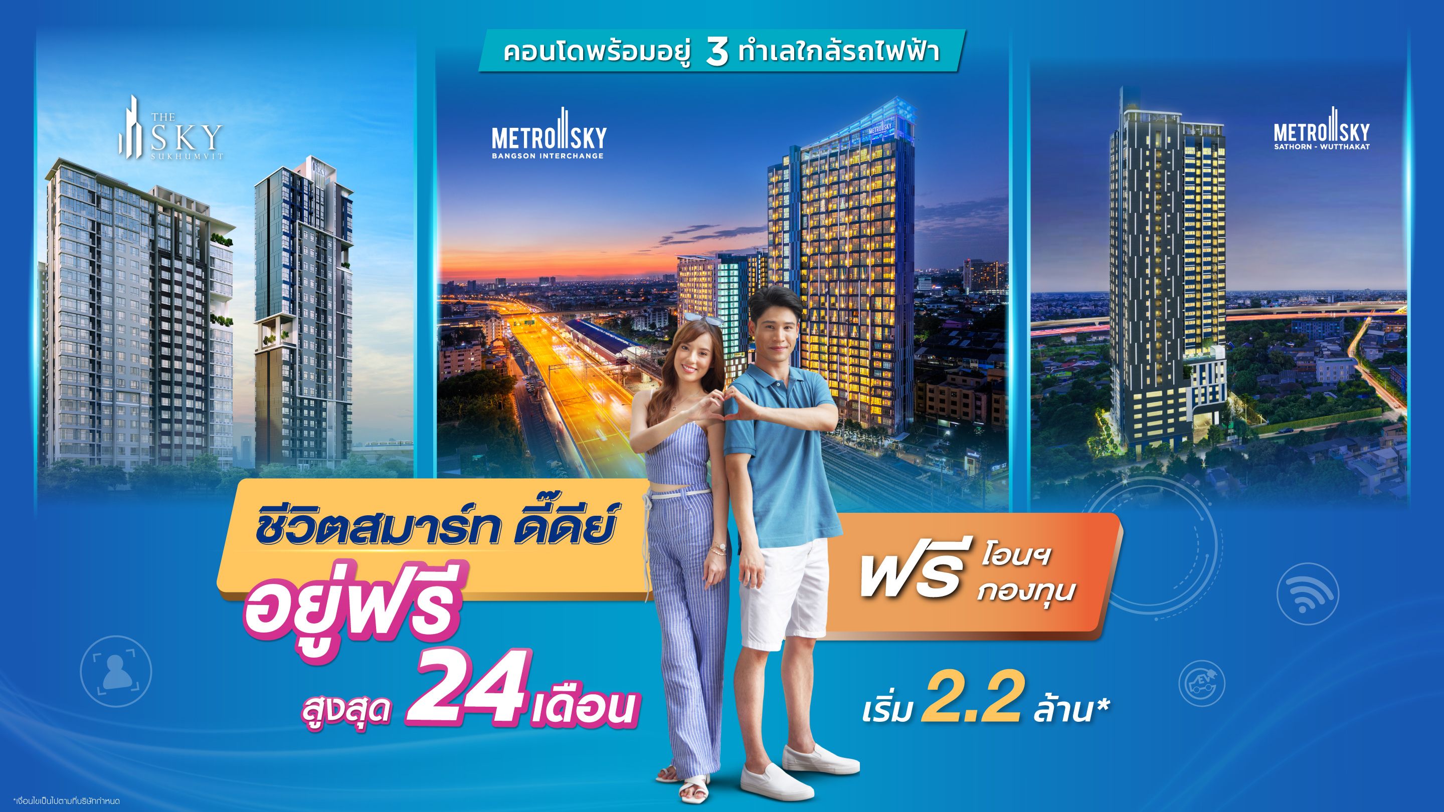 โปรโมชันและสิทธิพิเศษ คอนโด ใกล้รถไฟฟ้า | Property Perfect